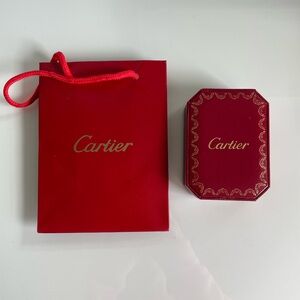 Cartier Small Jewelry Box and Bag